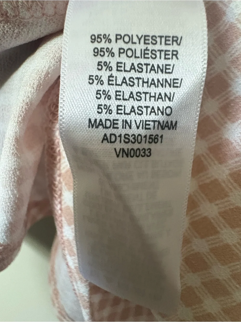Adrianna Papell Pink Gingham Keyhole Back Blouse - Picture 8 of 9